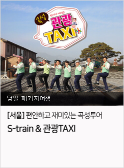S-train and 관광TAXI(광택열차)